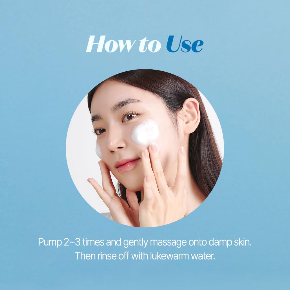 ETUDE SoonJung pH 6.5 Whip Cleanser – Gentle Hydrating Foam Face Wash for Sensitive Skin | Vegan, Non-Comedogenic, Low-pH Korean Cleanser (150ml)