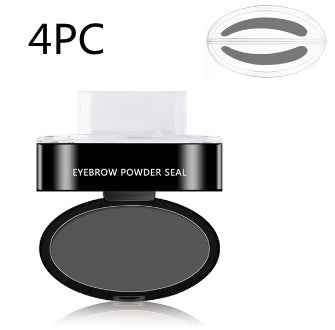 LuxuryGlow Waterproof Eyebrow Stamp Kit with Stencils – Instant Natural Brows