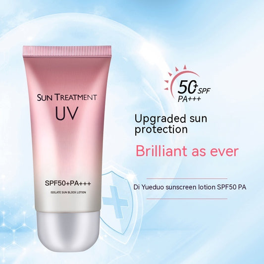 LuxuryGlow SPF 50 Sunscreen Makeup Primer – UV Protection & Hydrating Formula (60ml)