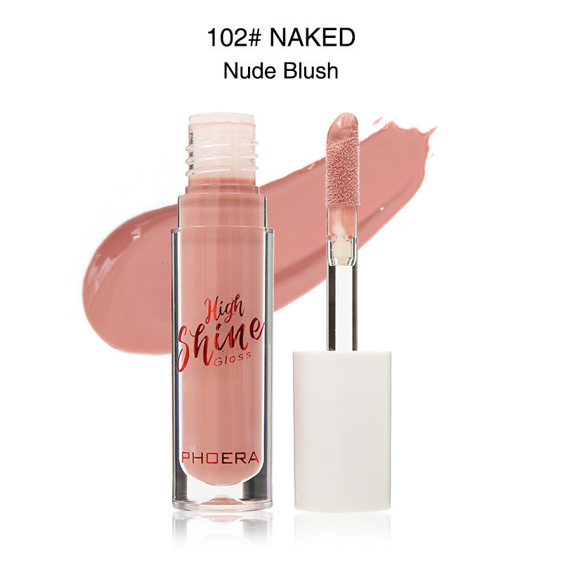 Bálsamo labial Crystal Jelly de PHOERA: brillo labial hidratante de larga duración
