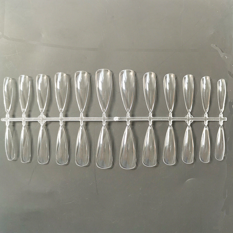 LuxuryGlow Ultra-Thin Non-Marking False Nails – Impact-Resistant Transparent Tips