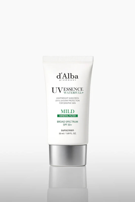 Protector solar suave con trufa blanca d'Alba Waterfull SPF 50+: ligero, vegano y con protección UV