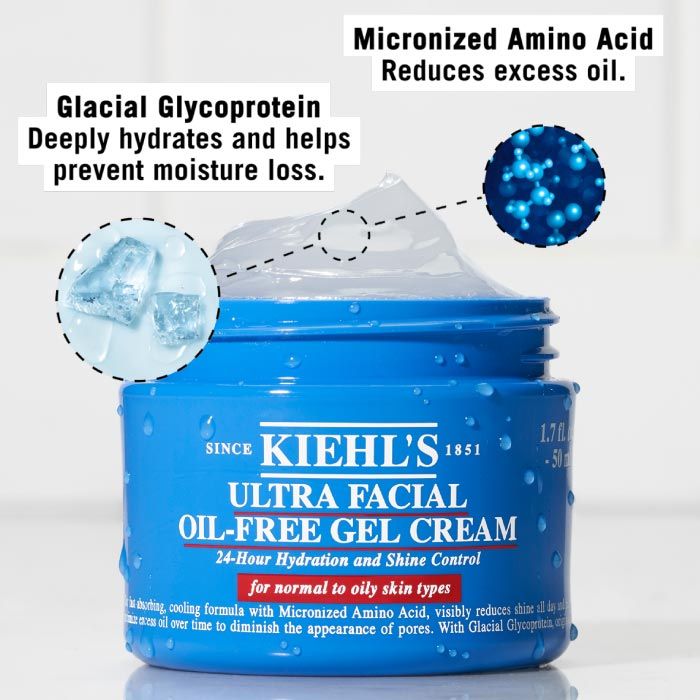 Ultra Facial Oil-Free Gel Cream – 24H Shine-Control Hydrating Moisturizer