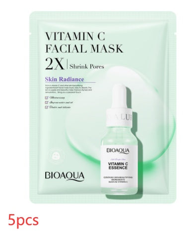 BIOAOUA Collagen & Hyaluronic Acid Face Mask – Hydrating & Firming Sheet Mask