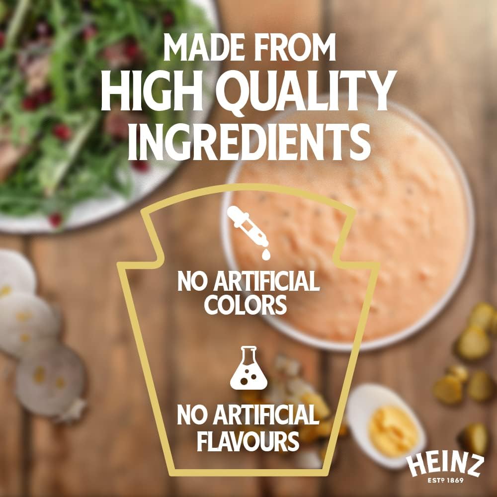 Heinz’s Thousand Island Dressing – Creamy & Tangy Sauce for Salads, Wraps & Sandwiches – 400ml Imported