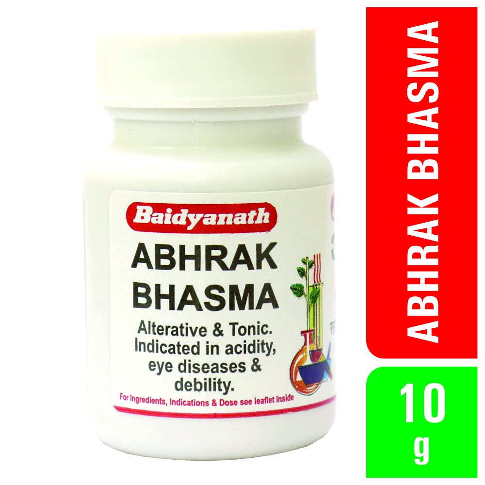 Baidyanath Abhrak Bhasma – 10g × Pack of 2 | Ayurvedic Respiratory & Energy Booster