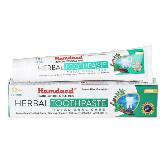 HAMDARD Herbal Oral Care Germ Protection Antibacterial Toothpaste (100gm*2) - Combo of 2