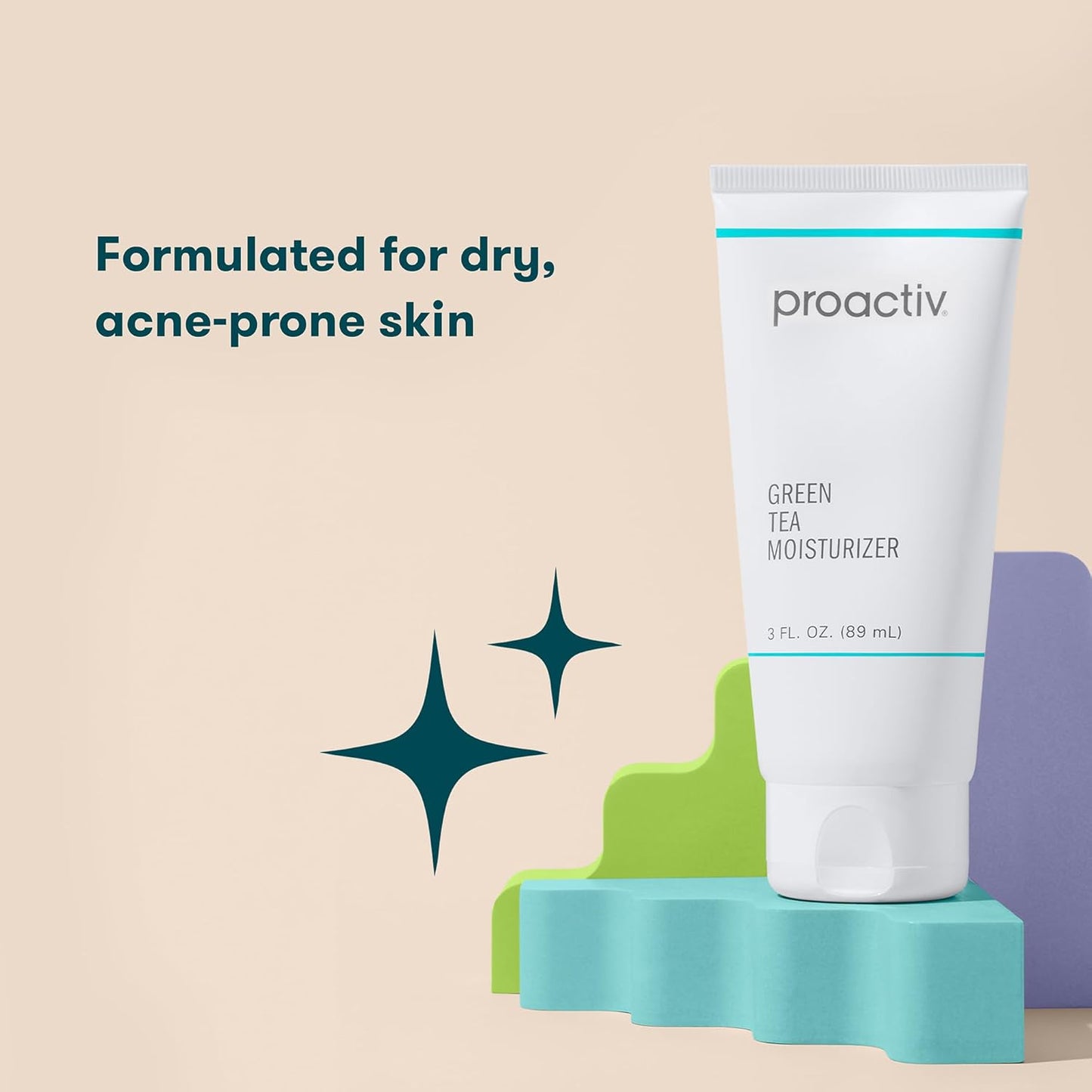Proactiv Green Tea & Hyaluronic Acid Moisturizer – Lightweight Hydrating Face Cream for Dry, Oily & Acne-Prone Skin, 3 oz