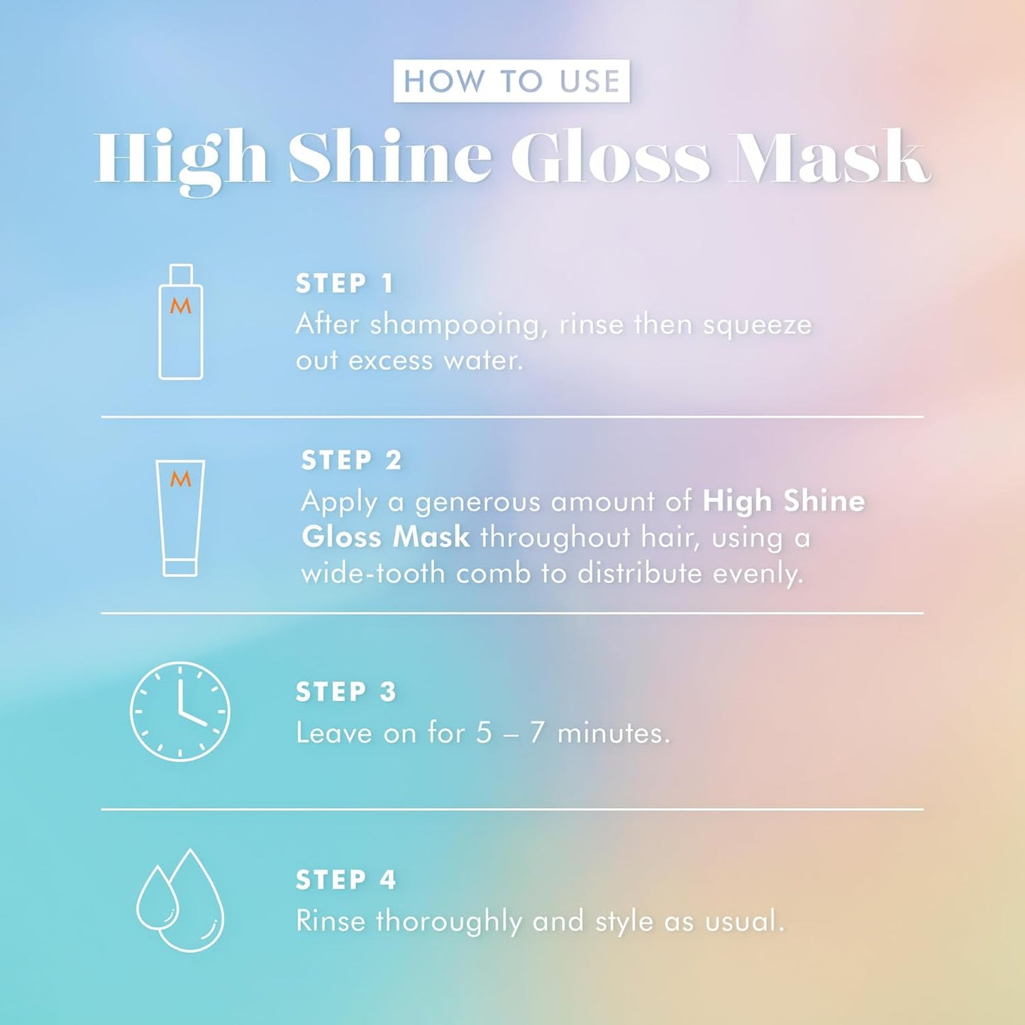 Moroccanoil High Shine Gloss Mask – ArganID™ Technology for Soft, Healthy & Color-Protected Hair – 2.5 oz