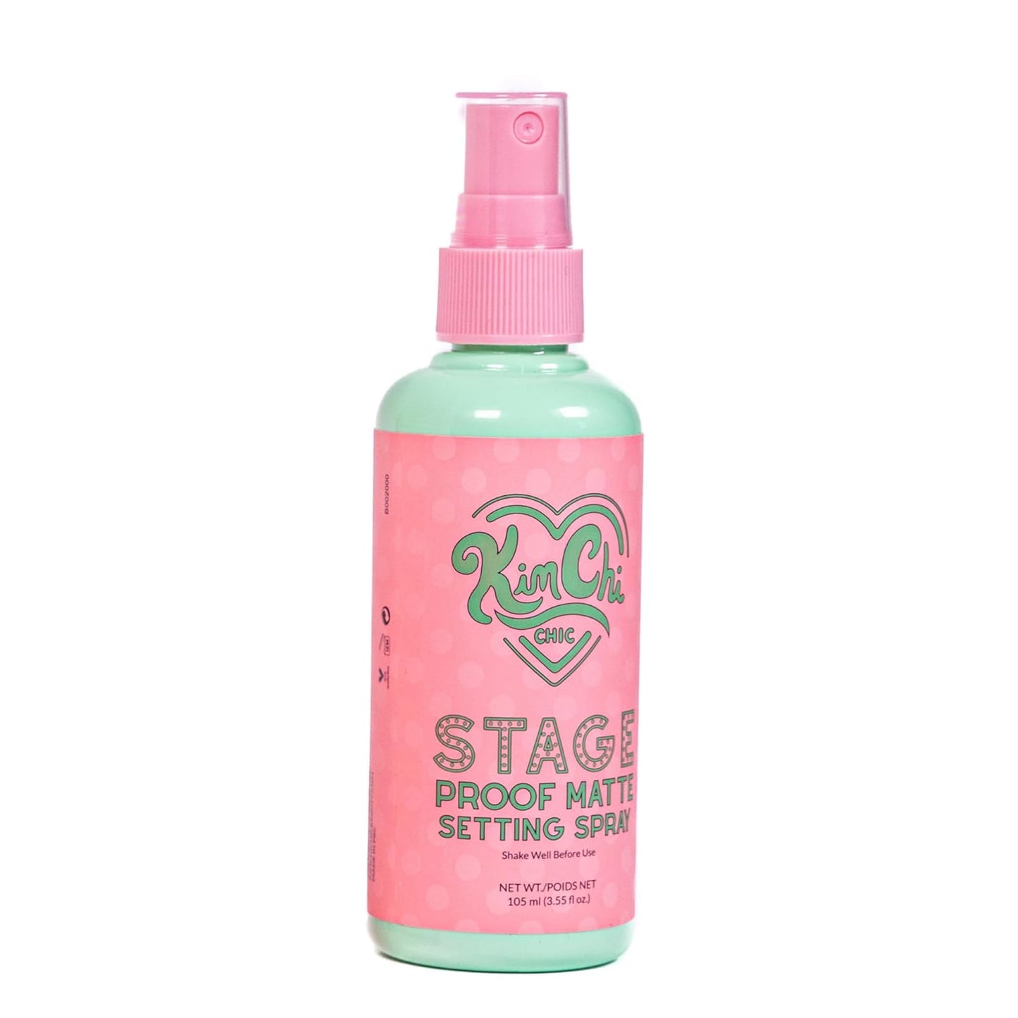 Kimchi Chic Beauty Stage Proof Matte Setting Spray – Long Lasting Makeup Finishing Mist, Shine Control & Smooth Matte Finish, 3.55 fl oz