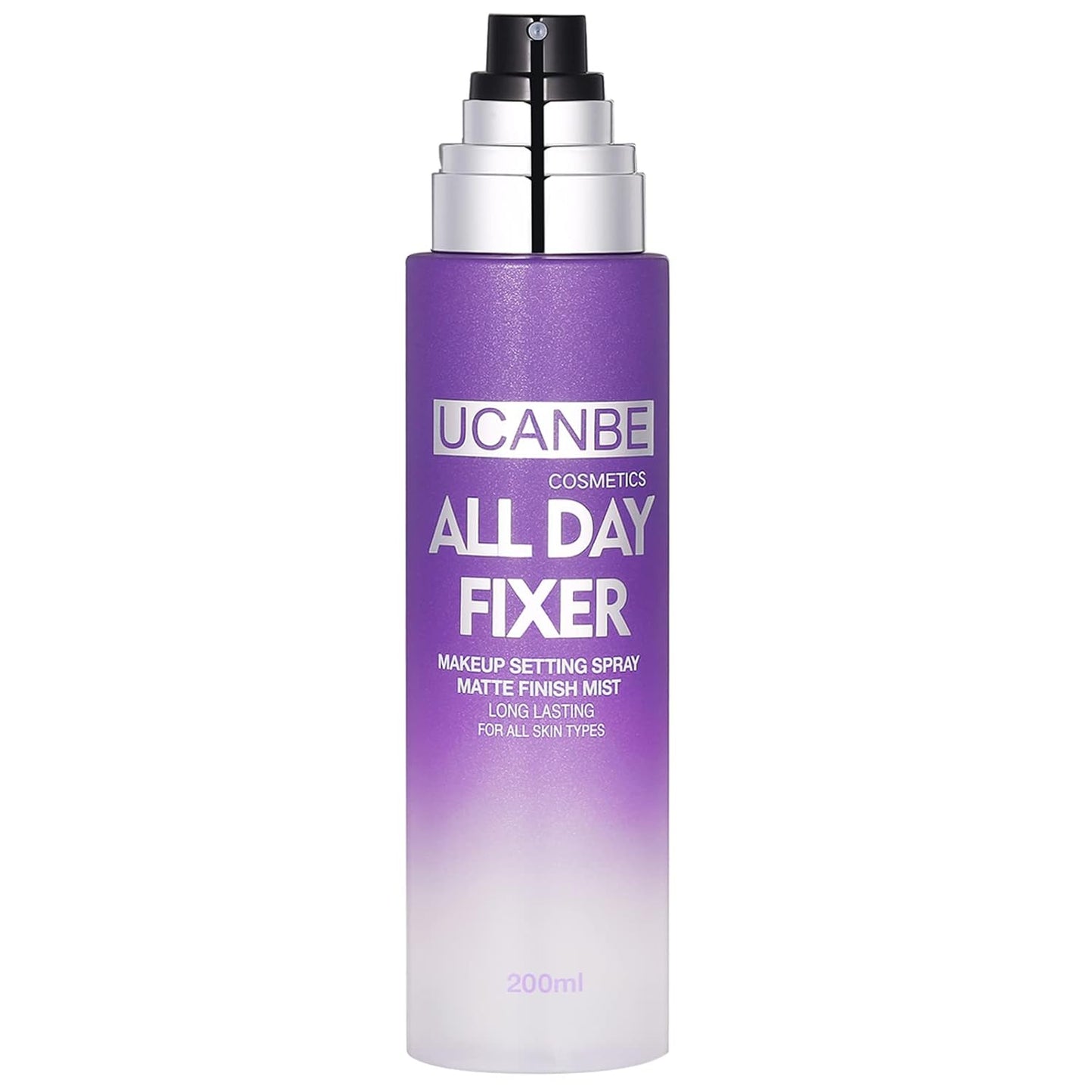 UCANBE Makeup Setting Spray – Long Lasting Matte Face Mist, Oil Control & Hydrating Finishing Spray with Aloe, 6.7 fl oz