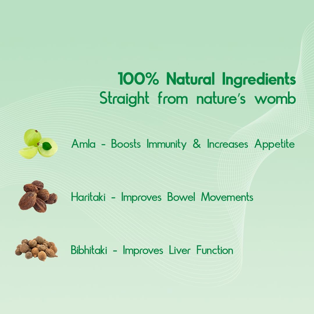 Dabur Triphala Churna Ayurvedic Powder for Digestion & Detox – 500g