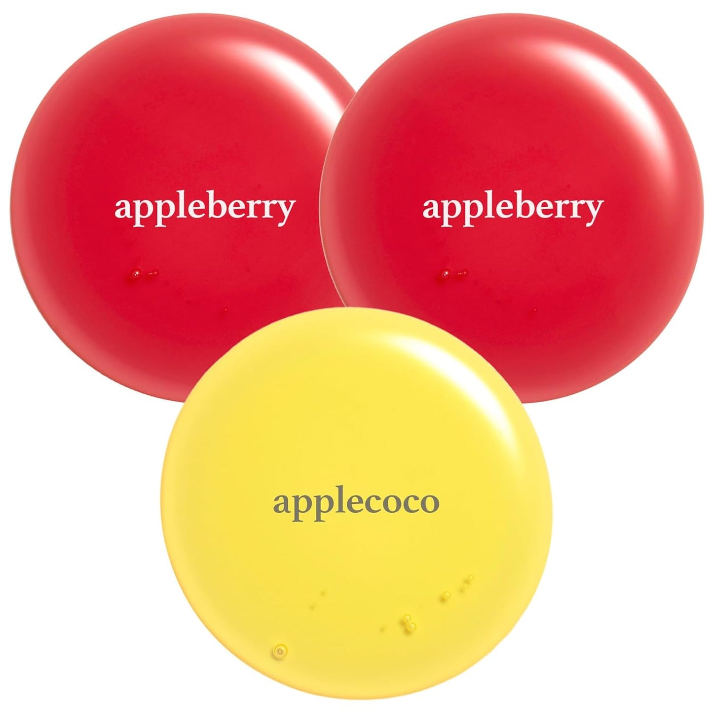 NOONI Korean Lip Oil Gift Set – Hydrating Tinted Lip Oil Trio with Appleberry & Applecoco | Vegan Lip Care for Plump, Smooth & Long-Lasting Moisture (0.12 Fl Oz x 3)