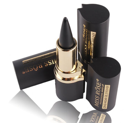 MISS ROSE Waterproof Black Liquid Eyeliner Pen – Smudge-Proof, Long-Lasting Matte Finish