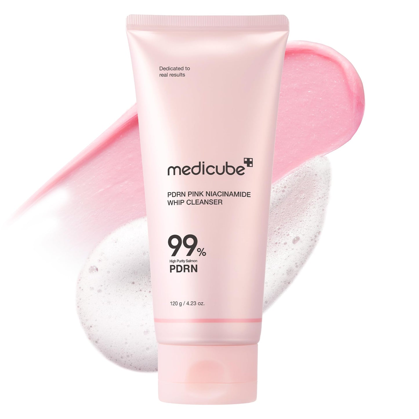 Medicube PDRN Marshmallow Whip Cleanser – Korean Hydrating Foam Face Wash with Niacinamide & Hyaluronic Acid for Pore Care, Uneven Skin Tone & Radiant Glow (143g)