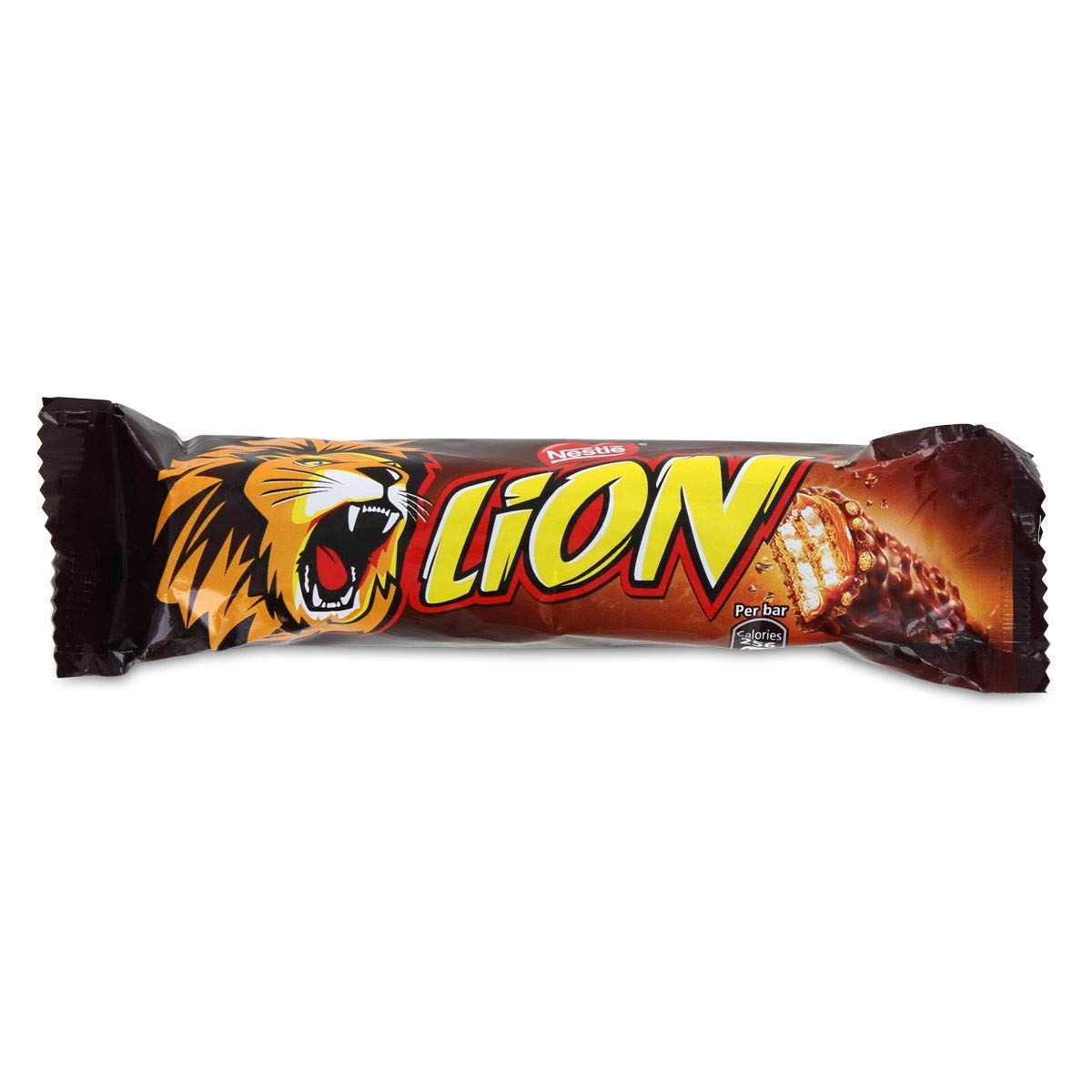 Nestlé Lion Bar – Caramel Milk Chocolate 4 x 30g Bars, Imported & Vegetarian