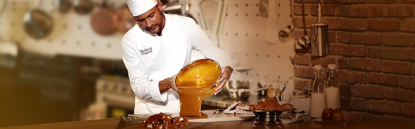 Werther’s Original Soft Caramels – Creamy & Chewy Butter Caramel Candy 110g (Imported from Germany)