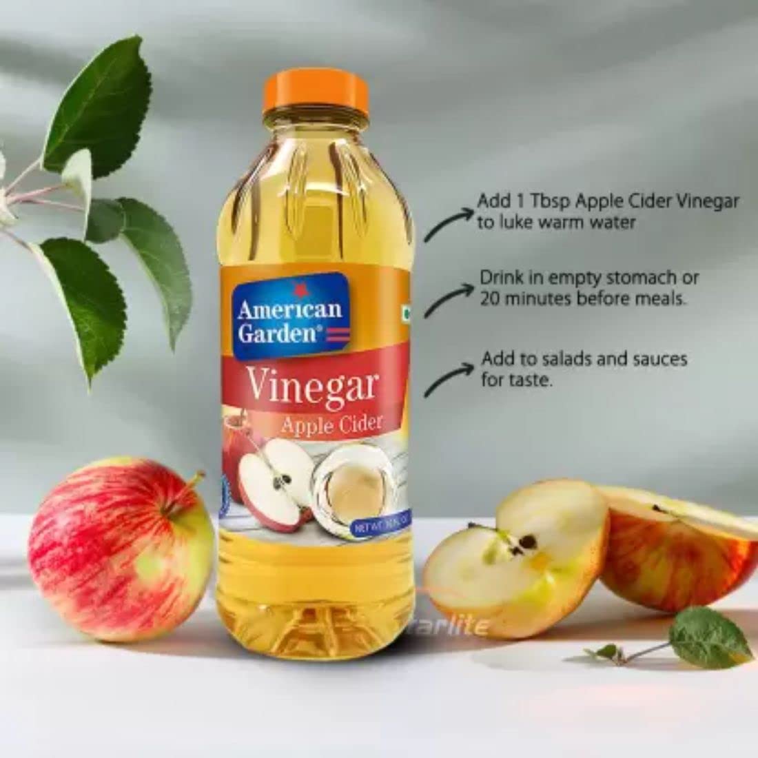 American Garden Vinegar Apple Cider, 473ml