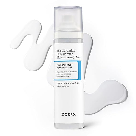 COSRX Barrier Cream Face Mist – Hydrating Milky Toner Spray with Ceramides & Hyaluronic Acid for Stronger Skin Barrier (4.06oz, Korean Skincare)