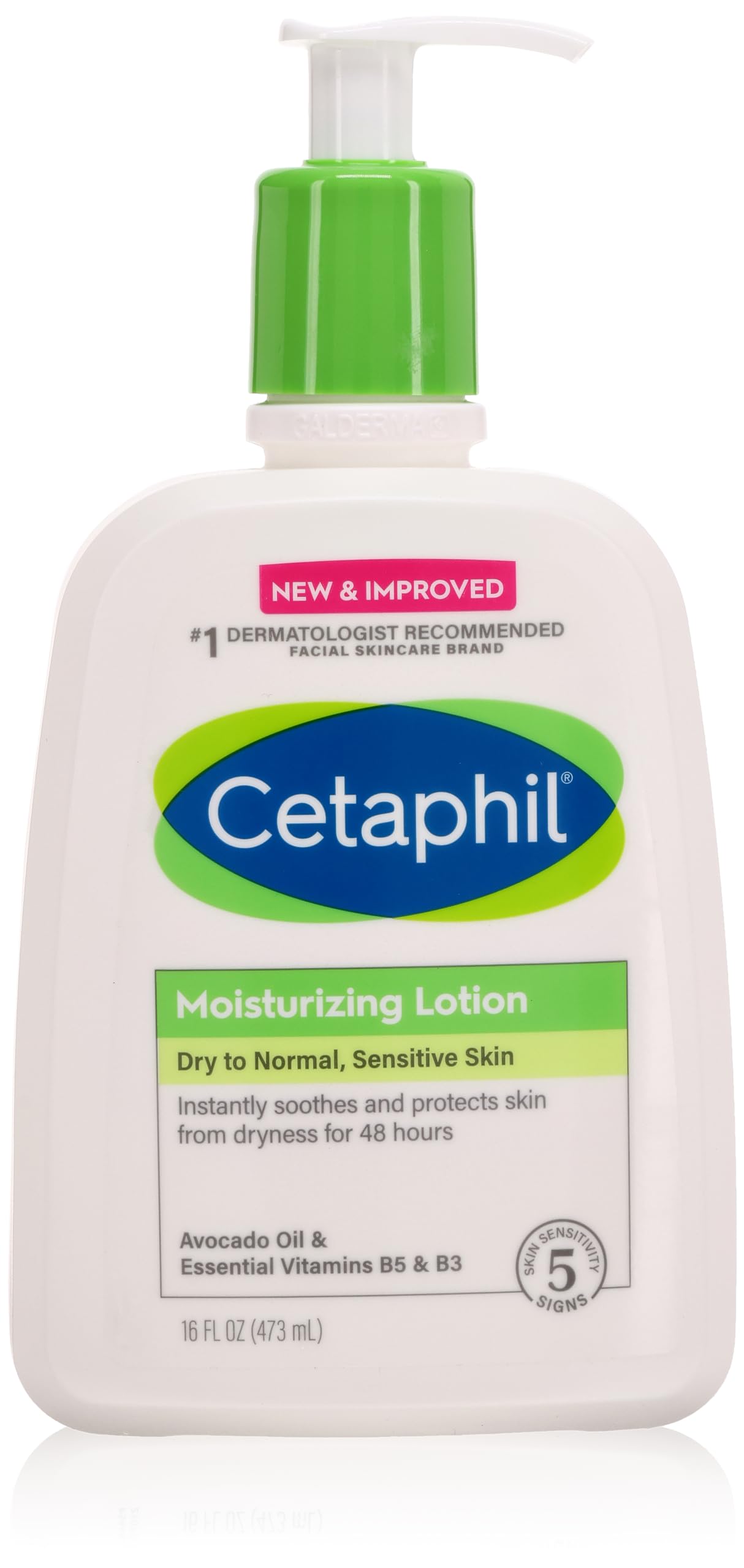 Cetaphil Body Moisturizing Lotion – 16 oz, Fragrance-Free Hydration for Sensitive Skin