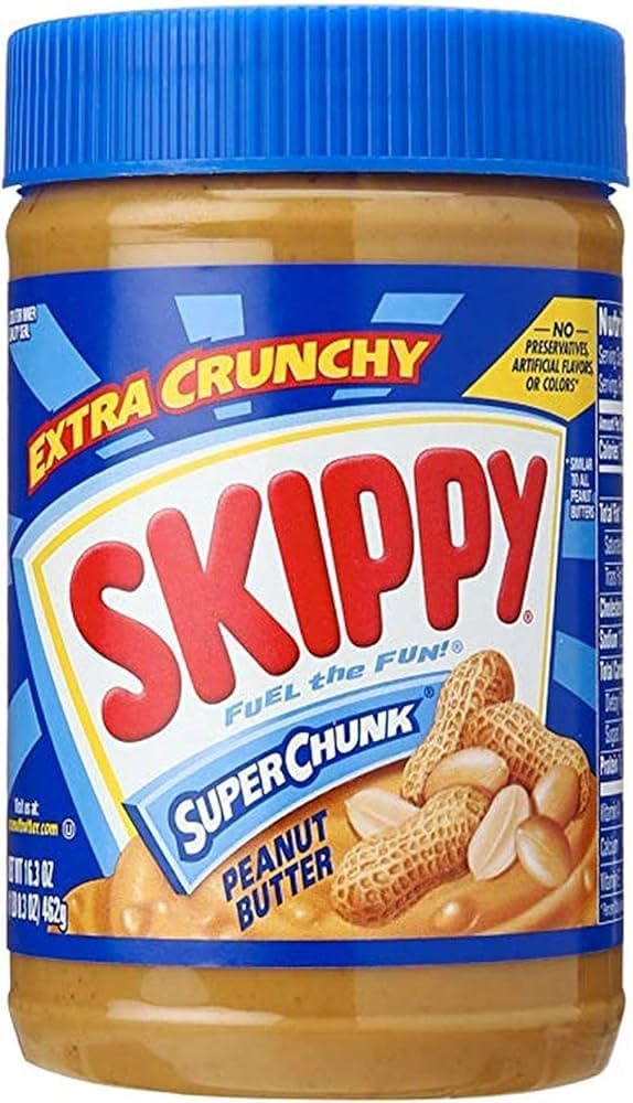 Skippy’s Extra Crunchy Peanut Butter – Protein-Rich, Crunchy & Delicious, 462g (USA)