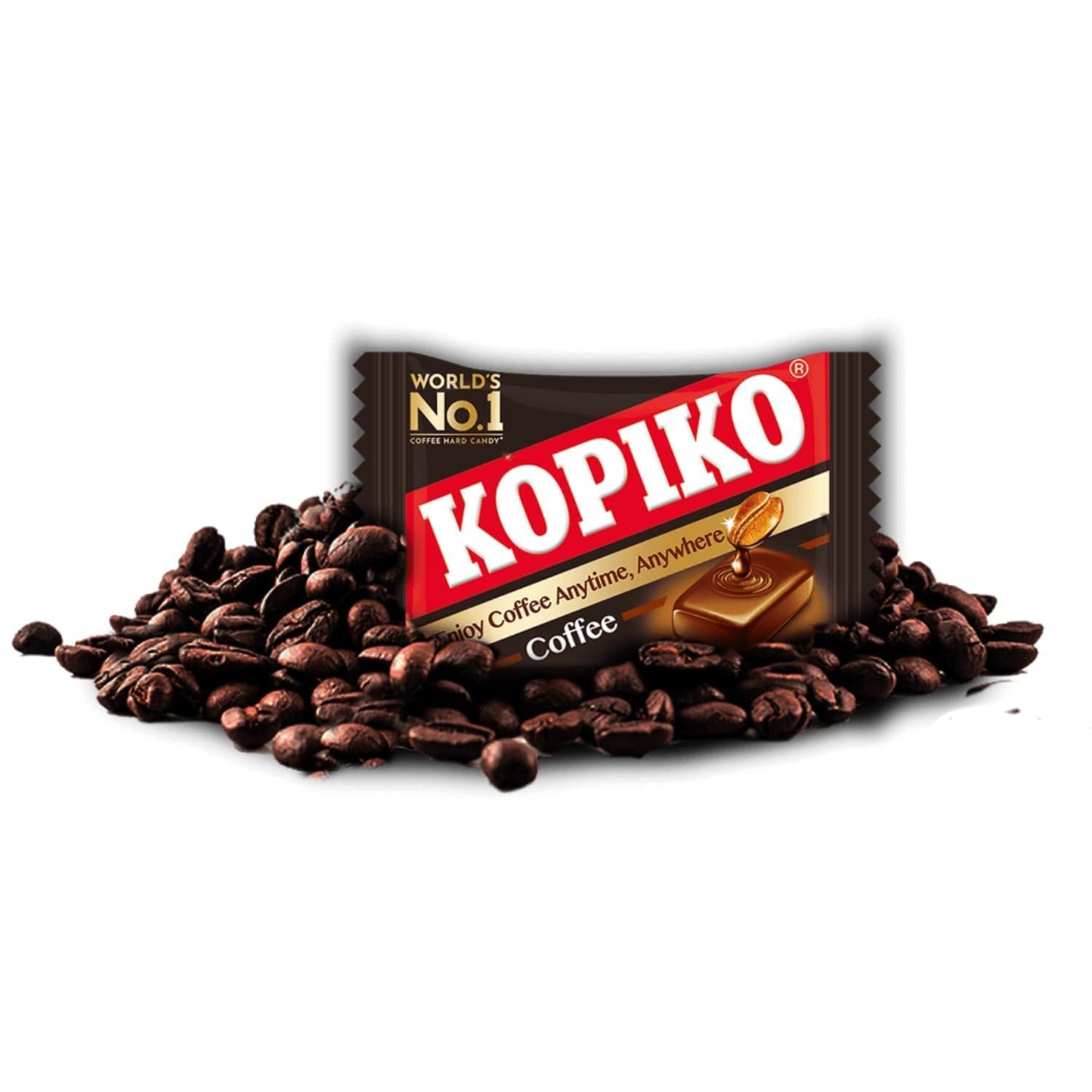 Kopiko Coffee Candy – Rich Coffee Flavor Hard Candy, 175g x 3 Packs (Imported)