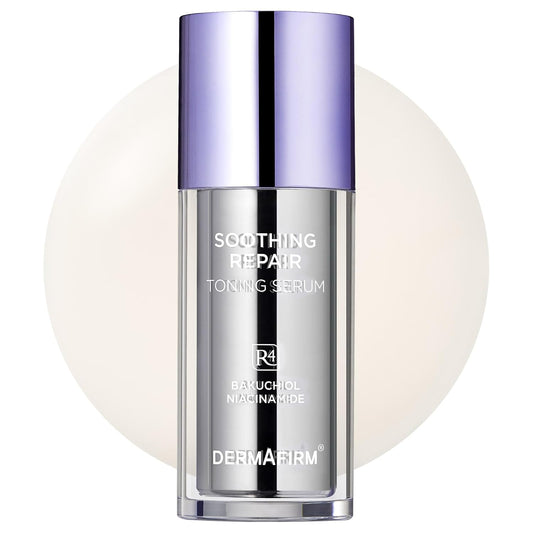 DERMAFIRM Bakuchiol Retinol Serum R4 with Niacinamide & Peptides – Anti-Aging, Soothing & Repairing Korean Face Serum for Glass Skin (30ml)