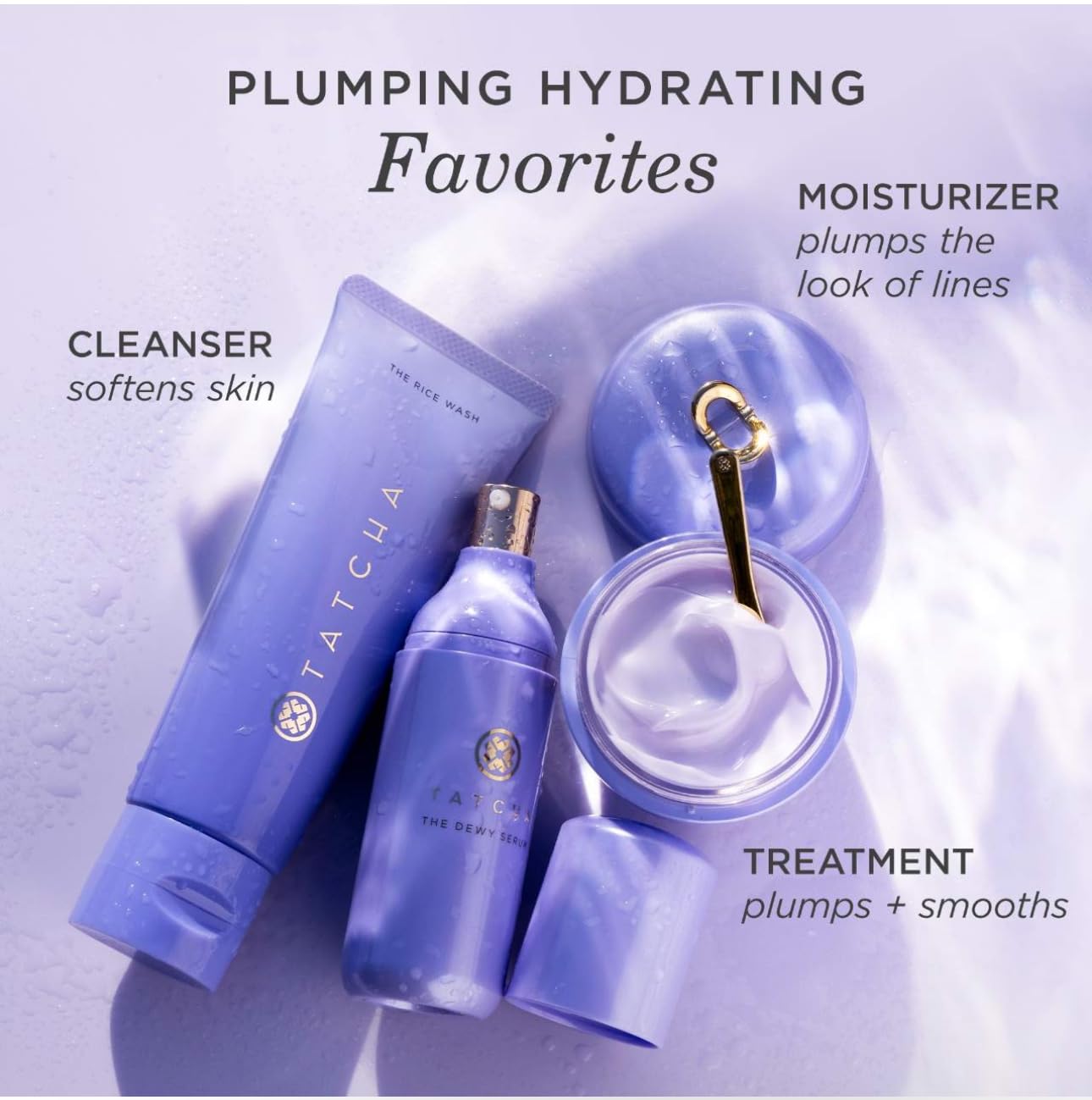 Tatcha The Rice Wash – Soft Cream Facial Cleanser for Radiant, Luminous Skin, 4oz
