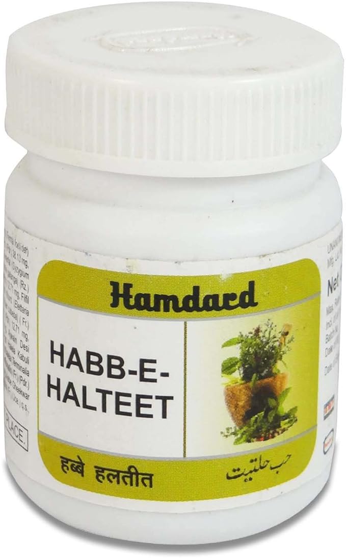 Hamdard Habb-E-Halteet – Natural Ayurvedic Digestive & Gas Relief Tablets (100 Count)