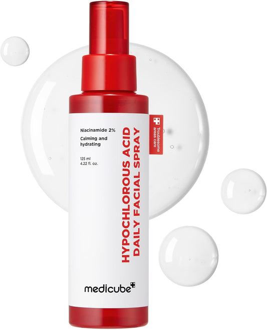 Medicube Power Soothing Spray – Hypochlorous Acid Facial Mist for Calming & Hydrating Skin (4.22 fl oz)