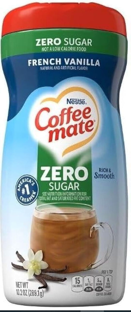 Nestlé Sugar Free French Vanilla Coffee Mate Bottle, 289 G