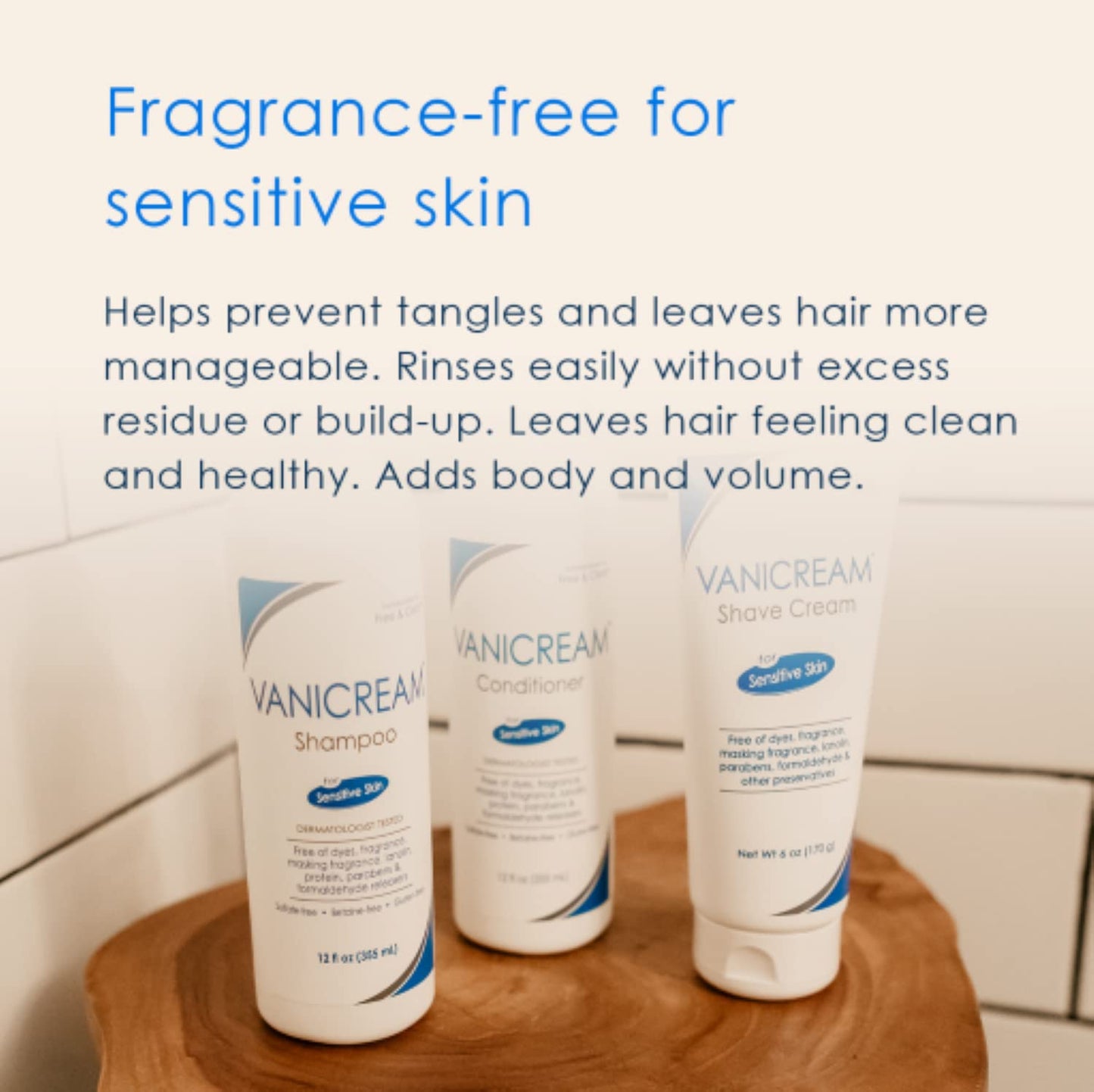 Vanicream Conditioner 12 oz | pH Balanced, Fragrance-Free, Sulfate-Free Conditioner for Sensitive Scalp & All Hair Types