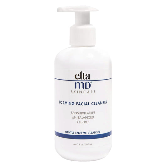 EltaMD Foaming Facial Cleanser – Gentle pH-Balanced Face Wash, Removes Oil, Impurities & Makeup, Fragrance-Free, Suitable for All Skin Types, 7 oz