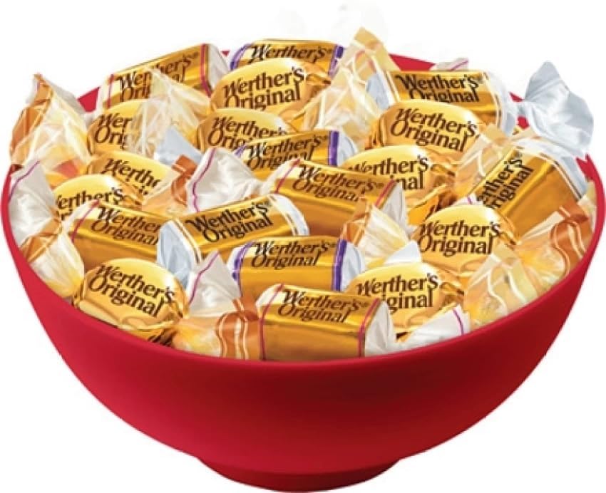 Werther’s Original Creamy Toffees – Butter & Fresh Cream Caramel Sweets | 110g (Imported, Vegetarian)