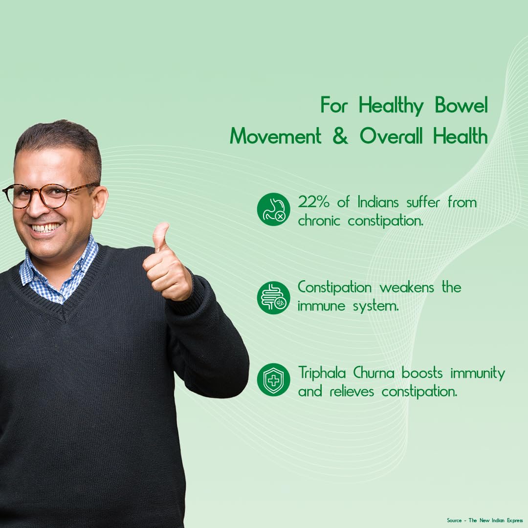 Dabur Triphala Churna Ayurvedic Powder for Digestion & Detox – 500g