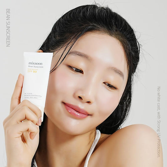 Mixsoon Bean Sunscreen SPF 50 – Lightweight Korean Sunscreen with No White Cast (50ml)