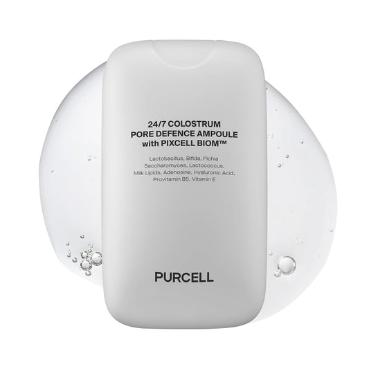 PURCELL 24/7 Colostrum Ampoule Mist – Glass Skin Glow, Long-Lasting Hydration & Poreless Smooth Finish – Hyaluronic Acid & Vitamins – 1.85 fl oz