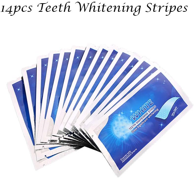 Ceonam Teeth Whitening Strips – 28 Paraben-Free Strips (14 Pack), Enamel-Safe, Sensitivity-Free, Removes Deep Stains from Coffee, Tea & Smoking