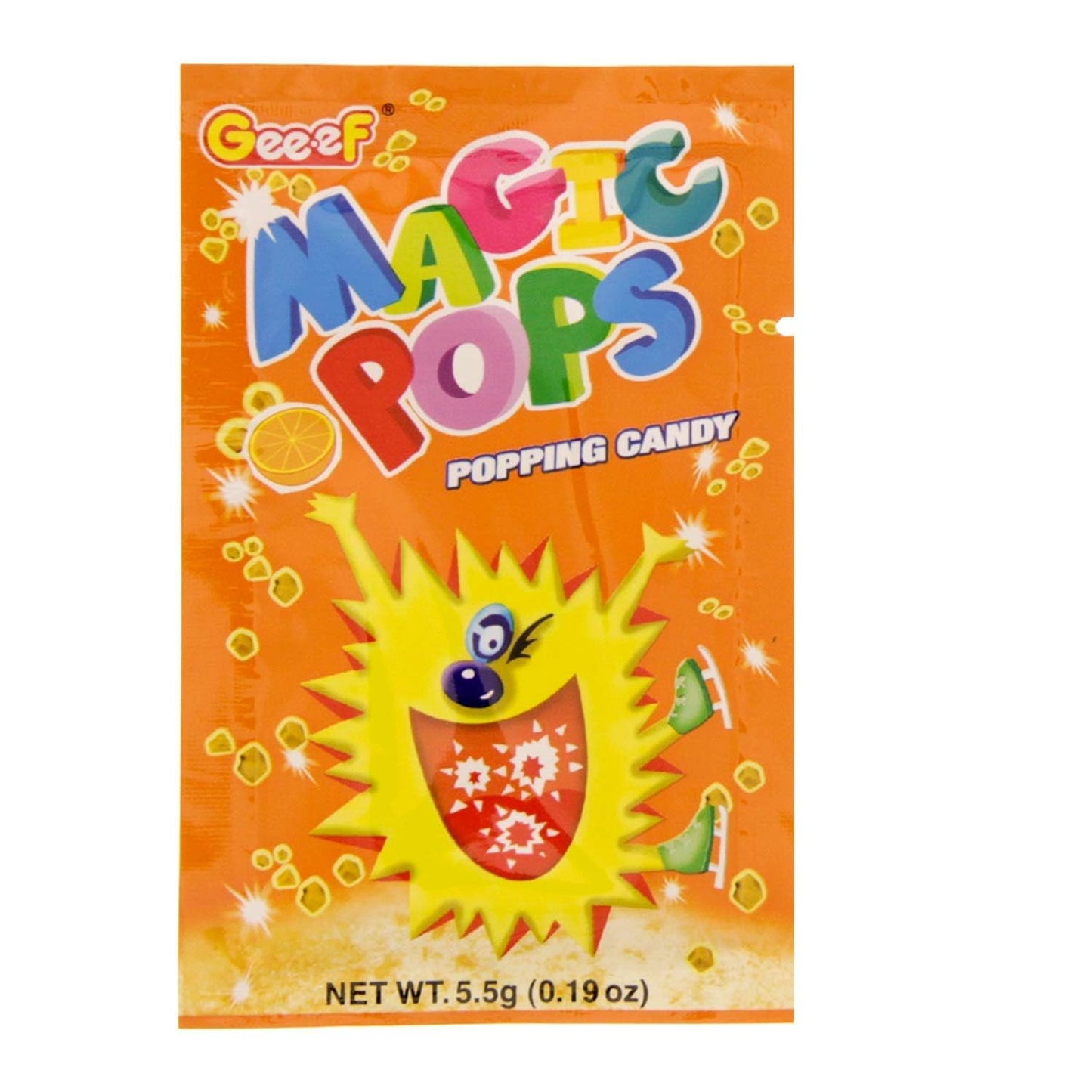 Magic Pops Assorted Popping Candy 100g | Pack of 9 Sachets | Cola, Strawberry & Orange Flavours | Fun Crackling Candy for Parties