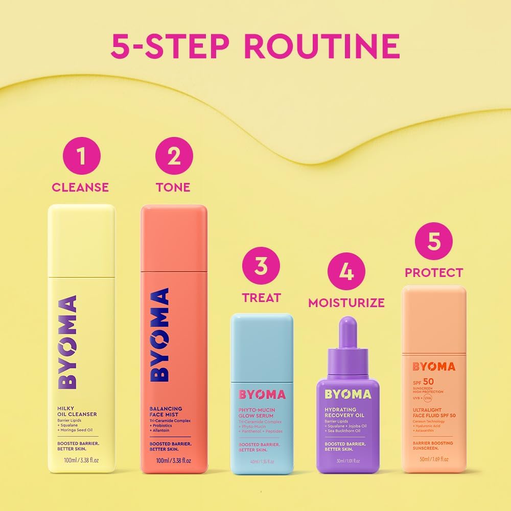 BYOMA Balancing Face Mist – pH Balanced Toner Spray with Ceramides, Probiotics & Allantoin (3.38 fl oz)
