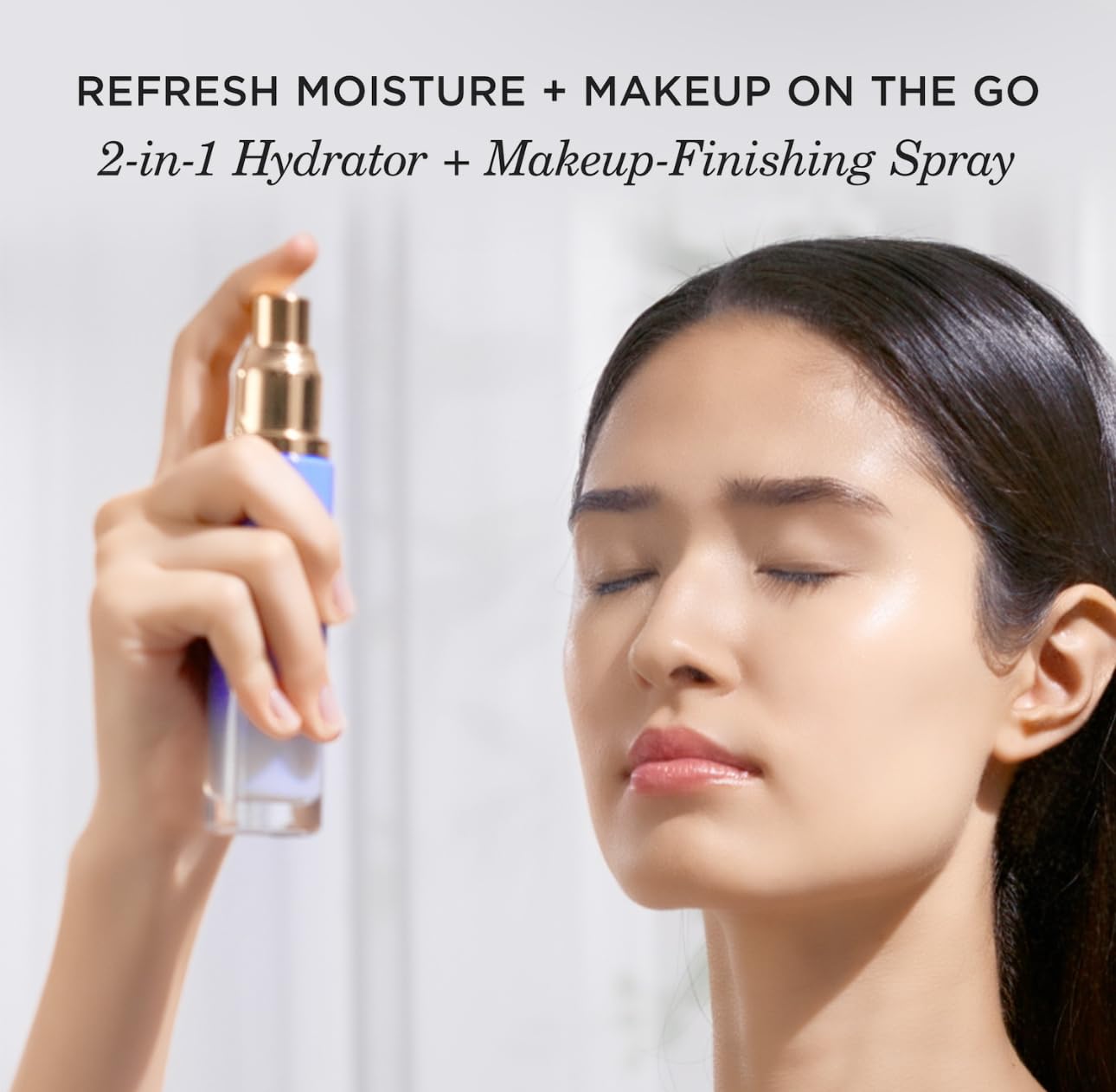 Tatcha Luminous Dewy Skin Mist – Hydrating Facial Spray with Hyaluronic Acid, 2-in-1 Moisturizer & Finishing Mist for a Radiant Glow, 1.35 oz