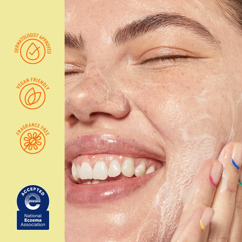 BYOMA Creamy Jelly Cleanser – Hydrating Face Wash with Tri-Ceramide Complex for Skin Barrier Repair, Gentle Makeup Remover for All Skin Types (5.91 fl oz)