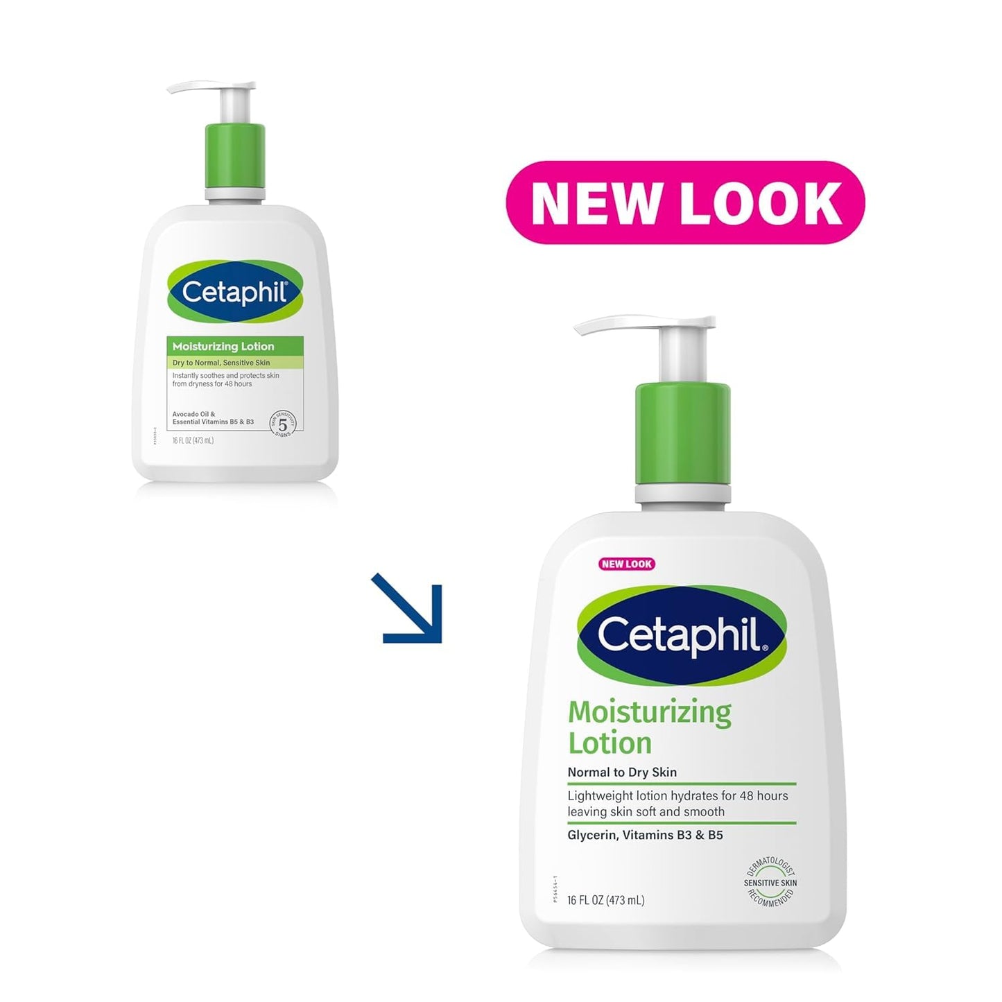 Cetaphil Body Moisturizing Lotion – 16 oz, Fragrance-Free Hydration for Sensitive Skin