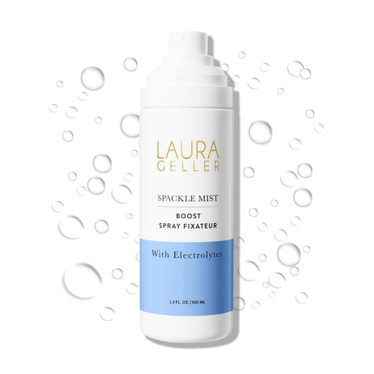 Laura Geller Spackle Mist Boost Setting Spray – Hydrating Dewy Makeup Mist with Electrolytes & Blue Light Protection, Long-Lasting, 01 Electrolytes