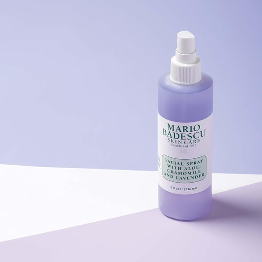 Mario Badescu Facial Spray with Aloe, Chamomile & Lavender – Hydrating & Brightening Face Mist, Soothes & Restores Balance, 236ml