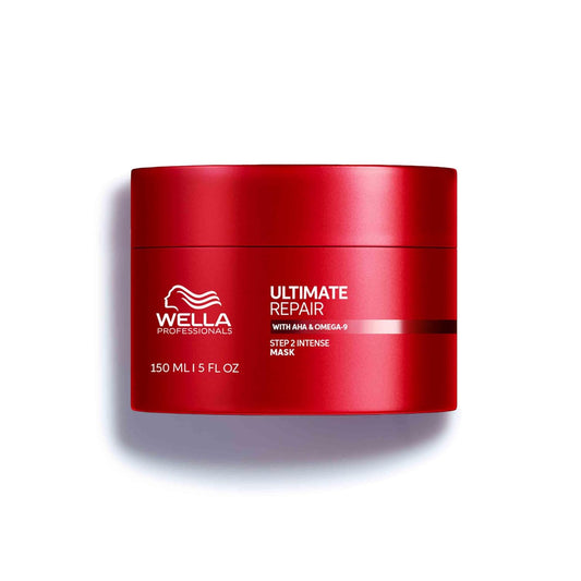 Wella Professionals Ultimate Repair Mask – Vegan Hair Treatment with AHA & Omega-9 – Strengthens, Repairs & Smooths Damaged Hair – 5 oz