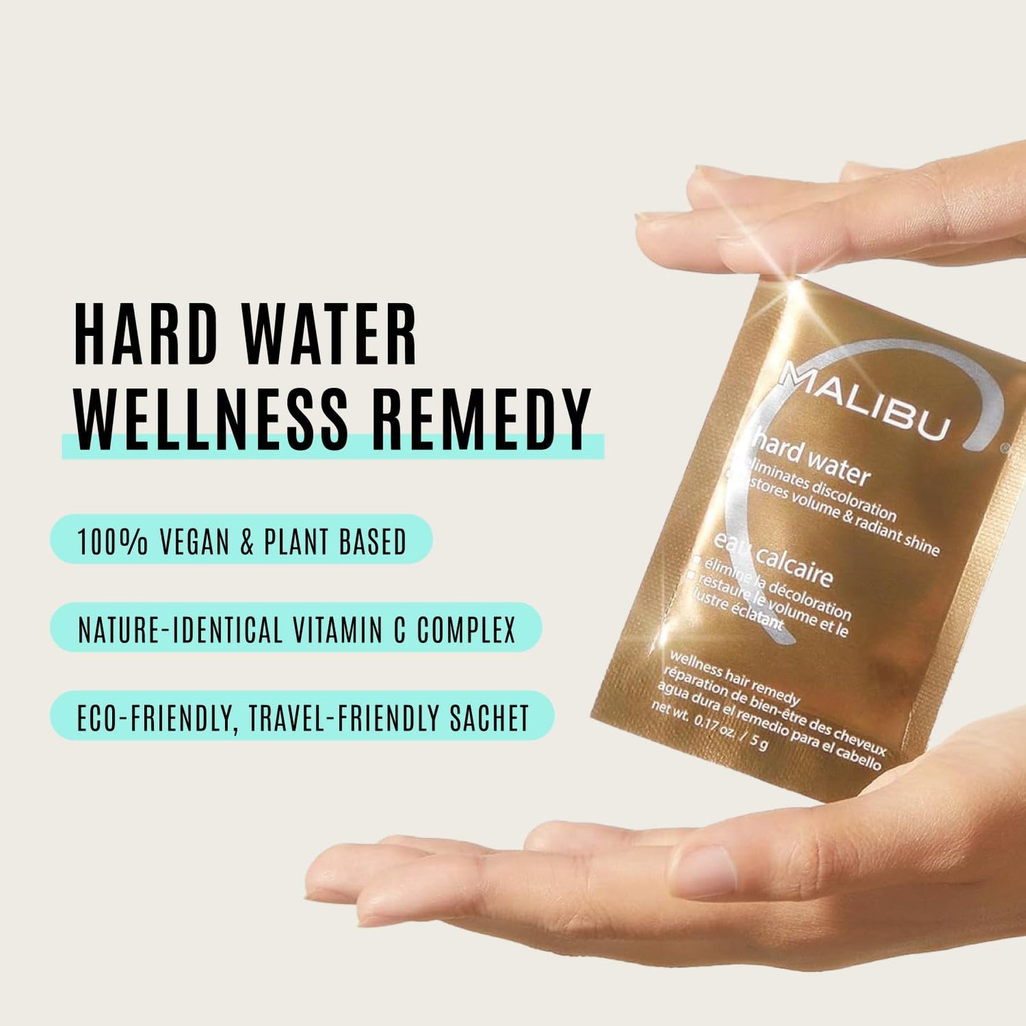 Malibu C Hard Water Wellness Remedy – Removes Deposits & Restores Shine