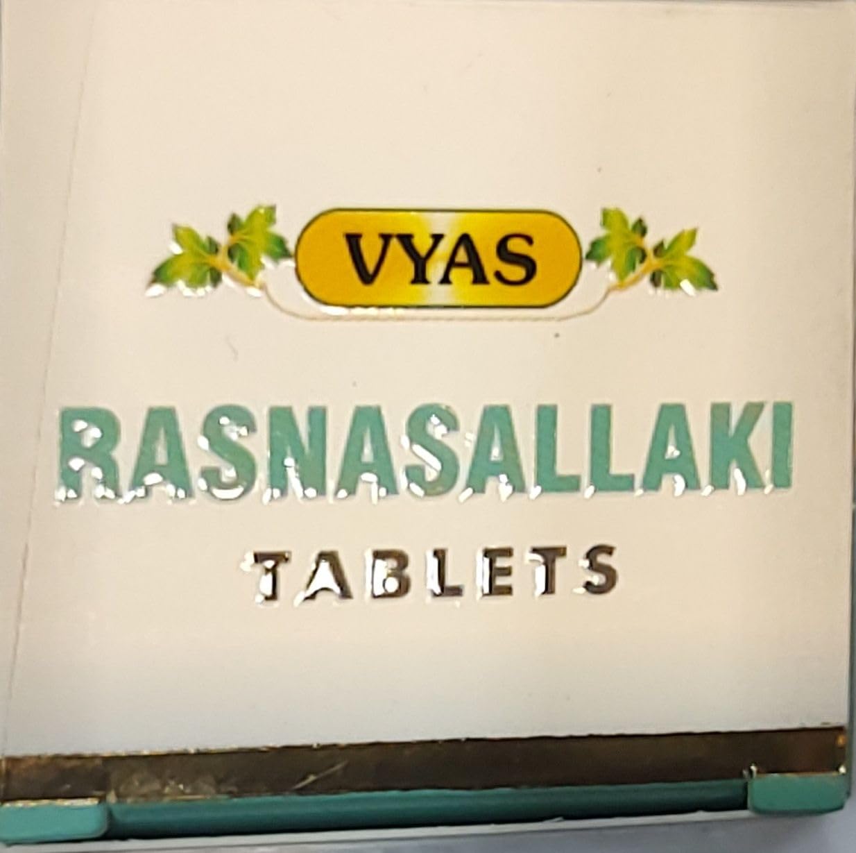 Vyas Rasnasallaki Tablets – Ayurvedic Joint & Muscle Pain Relief Formula (100 Tablets × 2 Packs)