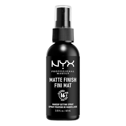 NYX Professional Makeup Setting Spray – Matte Finish, 16HR Long-Lasting Mist, Vegan Formula