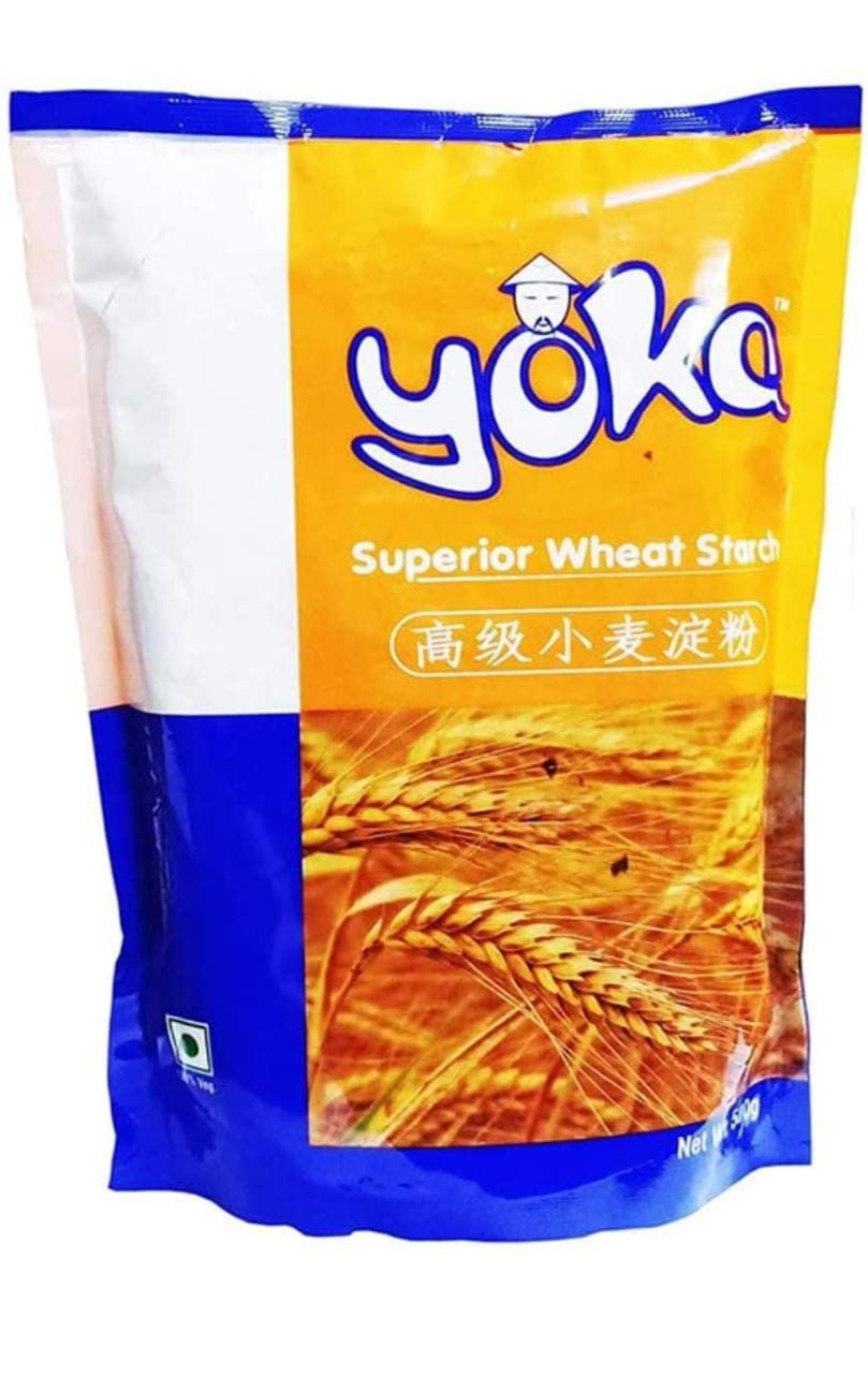 Yoka Superior Wheat Starch 500g | Pure & Refined Thickener for Cooking & Baking | Vegetarian | Ideal for Soups, Gravies, Sauces & Snacks